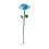 Schmiedeeiserner Blumenstecker für den Garten, der als-hellblau 1
