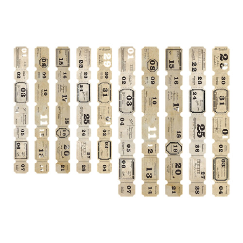 Decoratieve sticker voor scrapbooking, brieven,-nummer