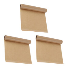 3Rouleaux Papier Khaki Résistant Non Usage Maison