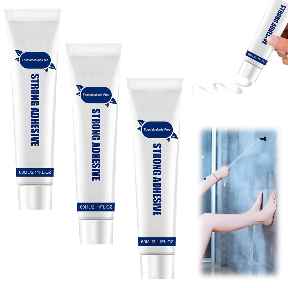 (3Pcs, -) Multi-Functional Nail Free Strong Adhesive Glue, Waterproof For Floor 5437706816836