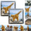 (2 pcs, -) Calendrier mural chat 2026, 12 mois 1