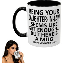 (28-11OZ, -) Caneca Engraçada Dia das Mães para Genro, 11oz