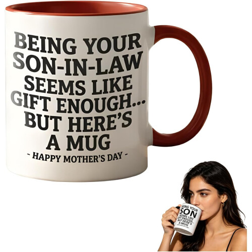 (D-11OZ, -) Caneca Engraçada Dia das Mães para Genro, 11oz