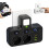 (Black 2 Hole, -) Ciabatta torre smart con porte USB, multiple prese per ufficio 1