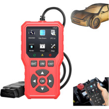 (Red, -) OBD2 avancerad diagnostik verktyg, professionell motor kodläsare