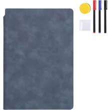 (Blue, -) Bloc-notes réinscriptible, effaçable sec avec feutres