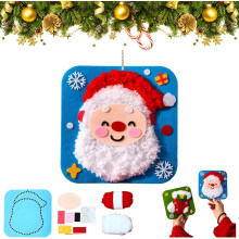 (Santa Claus, -) Kit broderie Noël DIY adulte, débutant
