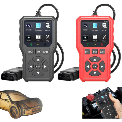(2 PCS, -) OBD2 Fortgeschrittenes Diagnosewerkzeug, professioneller Motorcode-Leser