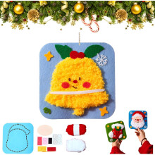 (Christmas bells, -) Kit broderie Noël DIY adulte, débutant