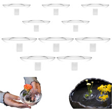 (10pcs, S+L) 2025 Creative Floating Floral Arrangement Holder, for Fish Tank
