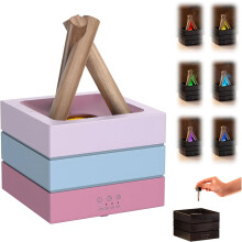 (Multi Color, -) Bonfire Aroma Öl Diffuser, Cool Mist Luftbefeuchter mit Fernbedienung