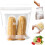 (Medium 25 pcs, -) Sacos Reutilizáveis para Alimentos, Com Slider 1