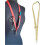 (Yellow, -) Cordão de Pano para Caneta, 18 polegadas com Anel de Silicone 1
