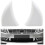 (White, 6.5x9CM) Crocs vampires auto, décoration Halloween 1