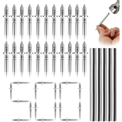 (Double-head, 500 PCS) καρφιά σοβατεπί, αόρατα - Skirting nails