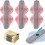 (Pink-6pcs, -) επαναχρησιμοποιήσιμα πλυντήρια μαξιλαράκια - Reusable waterproof pads 1