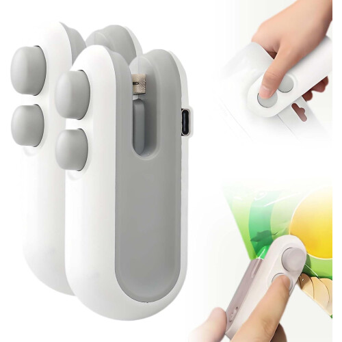 (White, -) Mini pussinsulkija, 2-in-1