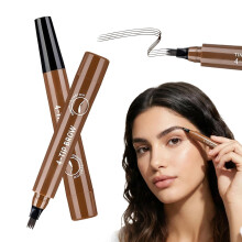(Light brown, -) μολύβι φρυδιών microblading 2026 - Microblading eyebrow pencil