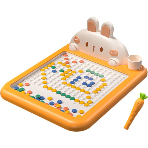 (C - Yellow, Rabbit, Medium, -) Μαγνητικός πίνακας ζωγραφικής, με πενάκι - Magnetic drawing board