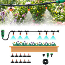 (size_name, 34 FT) 16/100/165 ft druppelirrigatiesysteem – automatische tuin watergeefkit met verstelbare sproeiers