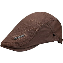 (Brown, color_name) Herren Newsboy klassische Flat Cap 2026, Baumwolle verstellbare Cabbie Gatsby Ivy Hut alle Jahreszeiten
