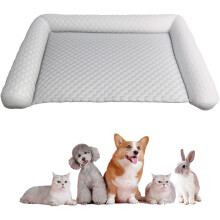 (Grey, Medium) Chladicí podložka pro psy, pratelná, do přepravky