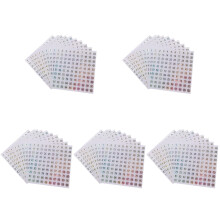 50Sheets Compact Number Stickers for Office and Storage Use
