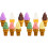 12Pcs Ice Cream Display Model Assorted Color Decorative Photo Props 1