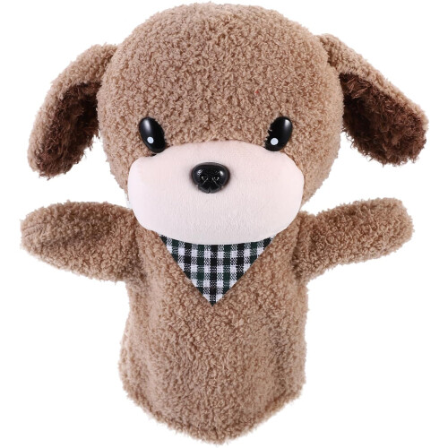 Dog Interactive Toy Interactive Dog Hand Puppet Plush Cartoon Animal Plush