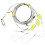 Fishing Float With Heavy Duties Nylon Line Adjustable-Yellow 1