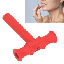 T Shape Chewy Tube 8x6cm Rot TPR Mundmotorisches Hilfsmittel