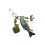 Long Fish Shaped Keychain Easy Carry with Fun-pattern A 1