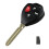 Clé de voiture à distance de Construction ABS à 3/4 boutons,-B 1