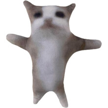 (9.8 in / white luminous model, -) Gato peluche 30 cm, gris suave regalo Navidad