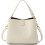 (White, -) Δερμάτινο λίτσι, χρυσό hardware - Premium pebbled leather 1