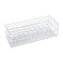 Glas-Testhalter-Gestell, klares-40 Löcher