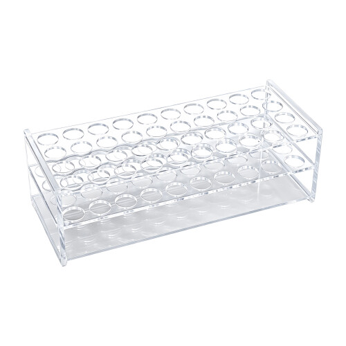 Glas-Testhalter-Gestell, klares-40 Löcher
