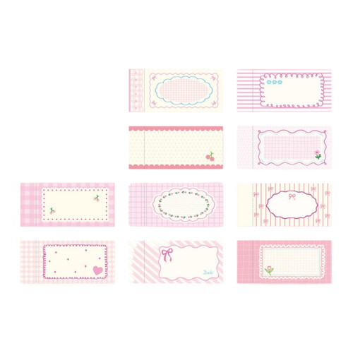 Bloc-notes coloré avec lignes, bloc-notes en papier-rose