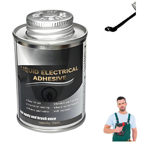 (125 ML, -) Liquid Electrical Insulation Coating, Fast-Drying Waterproof Tape