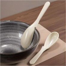 (Off-White, -) 3 cucchiai ceramica antiscivolo, forma ovale con gancio