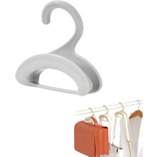 (Gray, -) Purse Hooks for Closet, Hanging Bag Holder for Handbags & Backpacks