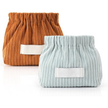 (2PCS-A, -) Organizador de Tira de Cabelo Corduroy 2025, Bolsa de Maquiagem