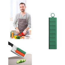 (Green, -) Deluxe antiaanbak mesgereedschap – gemakkelijk snijden voor keukenmessen