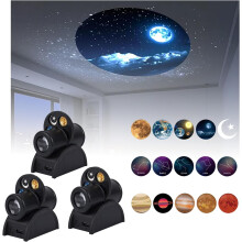 (3 PCS, -) Galaxy Star Projector for Bedroom, Aurora Night Light for Room Decor