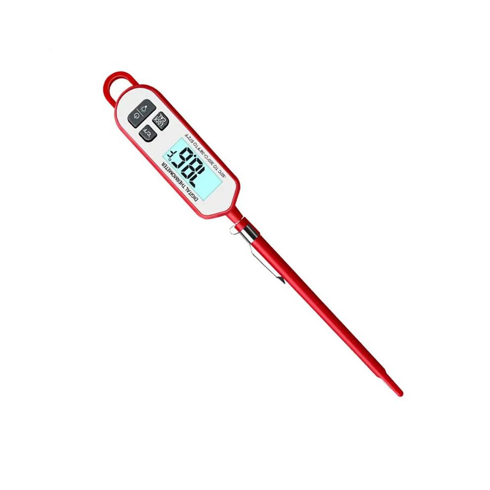 Wella Elements Food Thermometer Digital Probe Real- Reading Meat And Beverage Thermometer With Lcd Display And Probe Kitchen Gadget