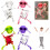 (4pcs, -) 3D Printing Clockwork Skeleton Dancing Toy, Desk Ornament 1