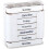 (White, -) Weekly Pill Organizer, 4 Times a Day Stackable Daily Medication Case 1