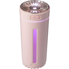 (Pink, -) USB stille auto aromatherapie diffuser – 7-kleur LED licht voor essentiële oliën