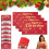 (Elk-4PCS, -) Porte-enveloppe cadeau Noël, 6 compartiments 1