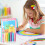 Kit Scratch Magic Unt Squishy 2026, Hârtie Curcubeu, Creativ 5